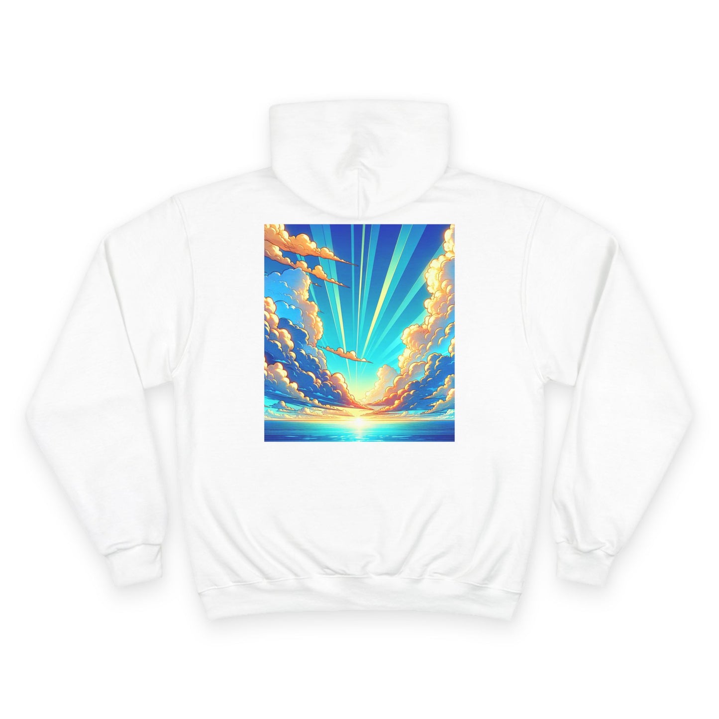 Vibrant Champion Hoodie — Bold Selective Colorway