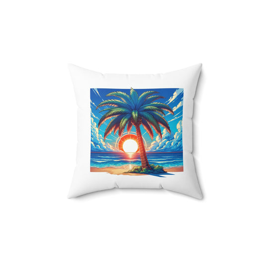 Faux Suede Square Pillow