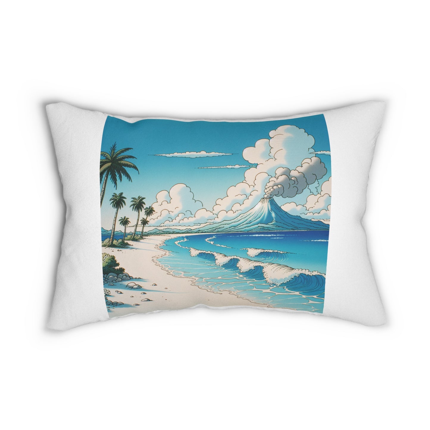 Spun Polyester Lumbar Pillow