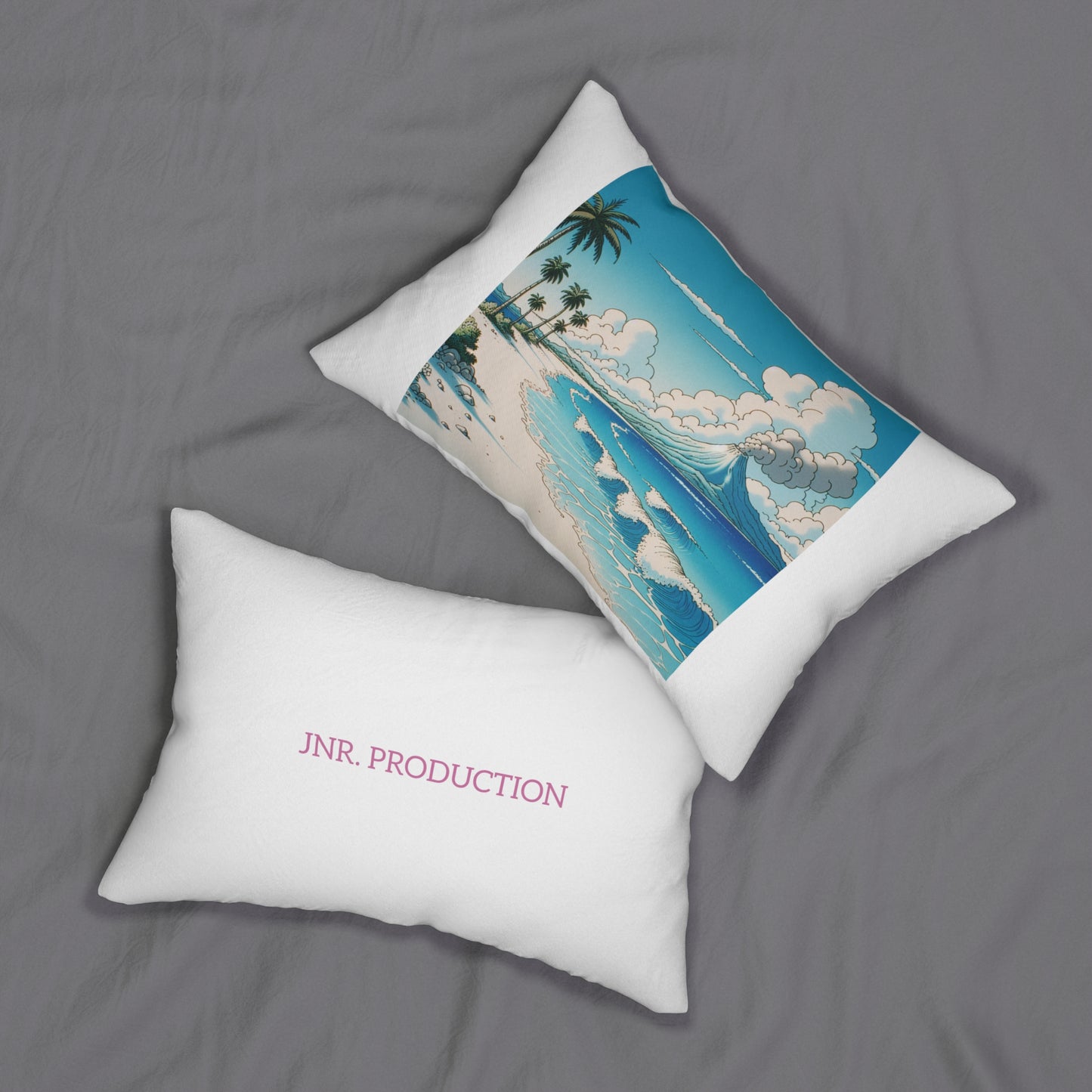 Spun Polyester Lumbar Pillow